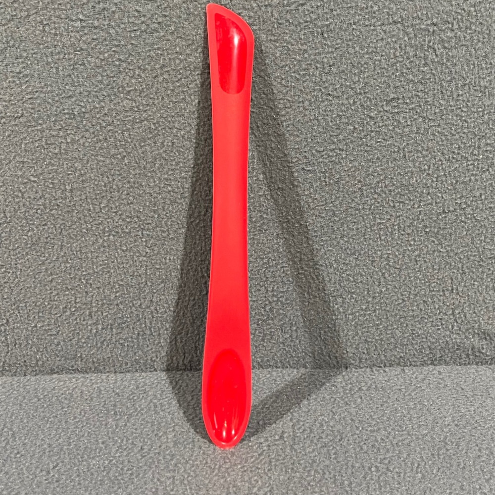 Red Silicone Dual End Spatula & Spoon Flexible‎ Kitchen Baking Tool 9.75"